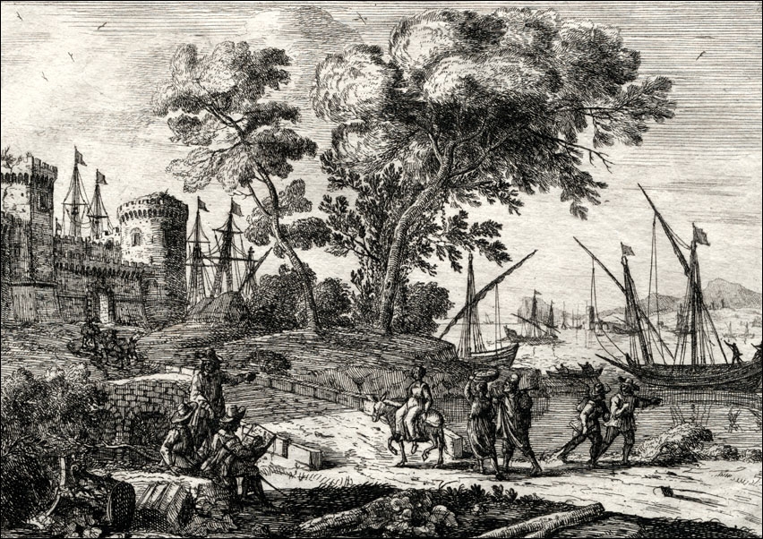 The Draughtsman, Claude Lorrain - plakat Wymiar do wyboru: 60x40 cm