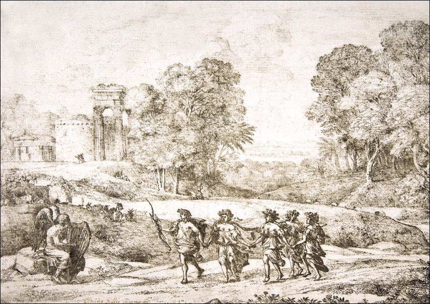 Time, Apollo and the Seasons, Claude Lorrain - plakat Wymiar do wyboru: 70x50 cm