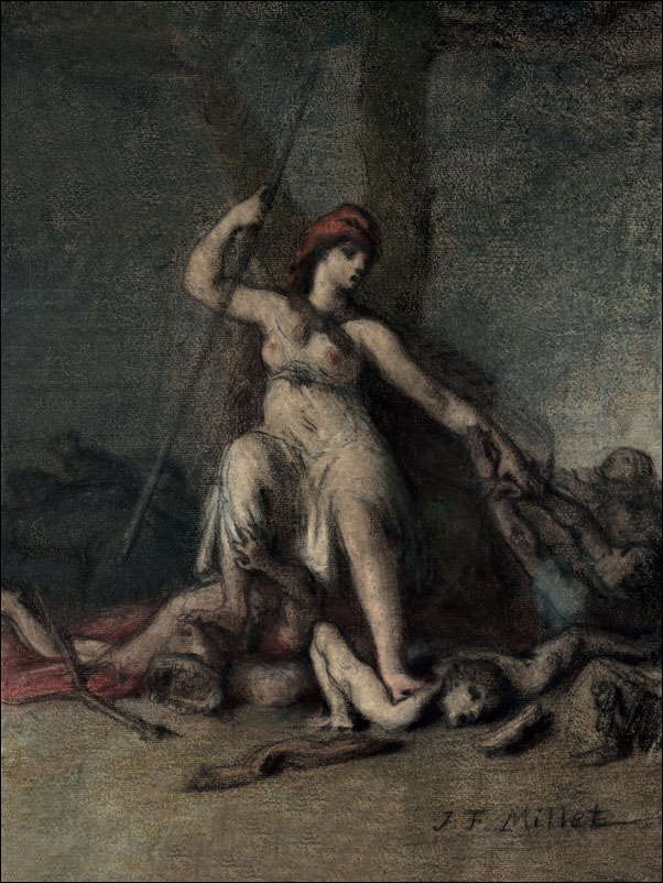 Liberty, Jean-François Millet - plakat Wymiar do wyboru: 30x40 cm