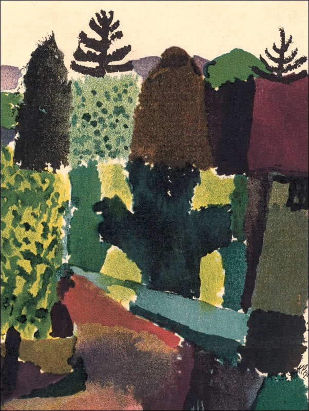 Park, Paul Klee - plakat Wymiar do wyboru: 40x50 cm