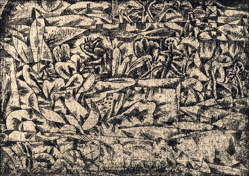 Garden of Passion, Paul Klee - plakat Wymiar do wyboru: 30x20 cm
