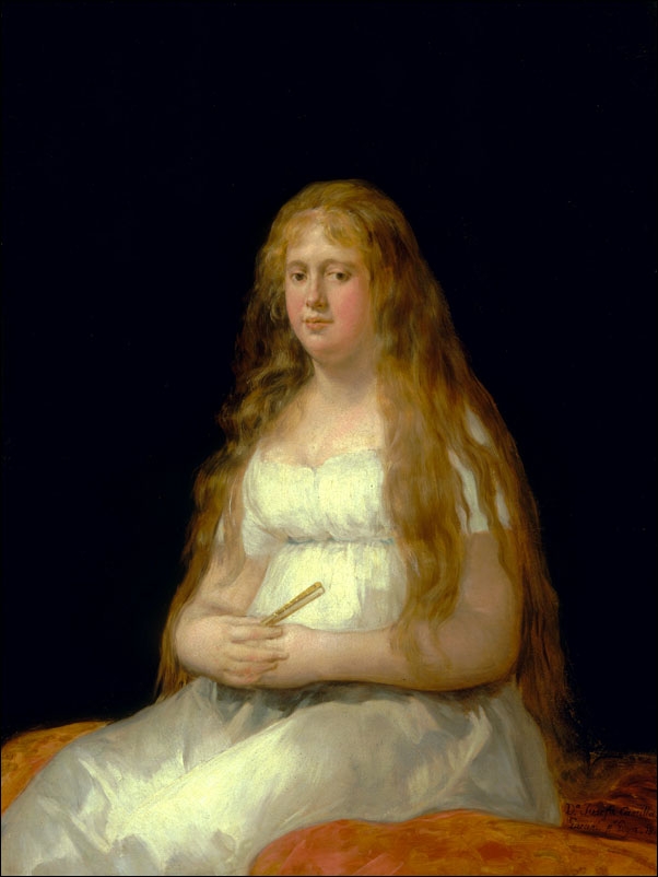 Josefa de Castilla Portugal y van Asbrock de Garcini (1775–about 1850), Francisco Goya - plakat Wymiar do wyboru: 50x70 cm