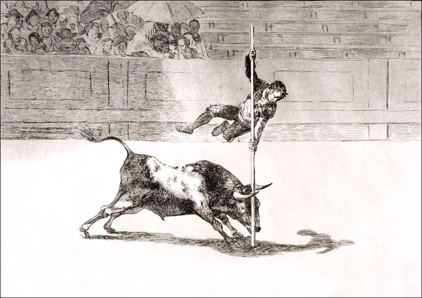 The Proverbs- Two Heads are Better than One or Poor Folly, Francisco Goya - plakat Wymiar do wyboru: 70x50 cm