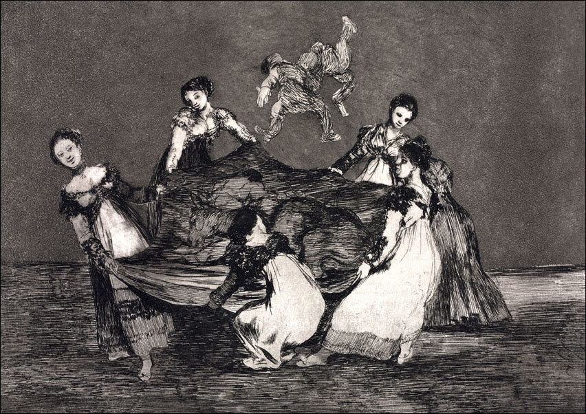 The Proverbs, Francisco Goya - plakat Wymiar do wyboru: 70x50 cm