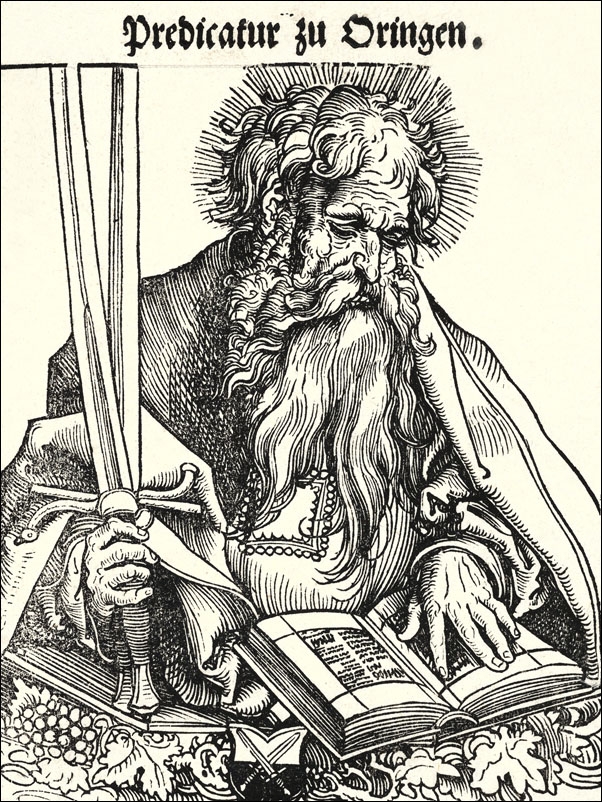 Bust of St. Paul, from the Wittenberg Reliquaries, Lucas Cranach the Elder - plakat Wymiar do wyboru: 30x40 cm