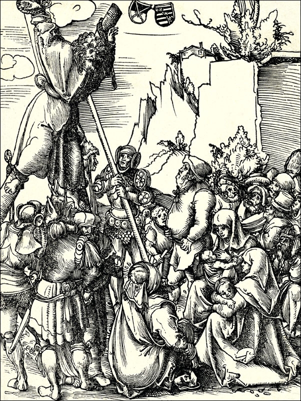 Andrew from the Martyrdom of the Twelve Apostles, Lucas Cranach the Elder - plakat Wymiar do wyboru: 30x40 cm