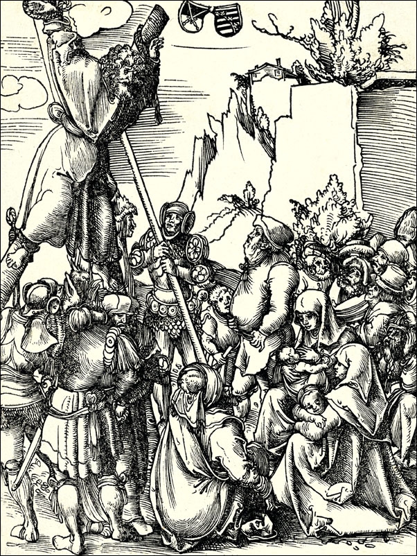 Andrew from the Martyrdom of the Twelve Apostles, Lucas Cranach the Elder - plakat Wymiar do wyboru: 50x70 cm