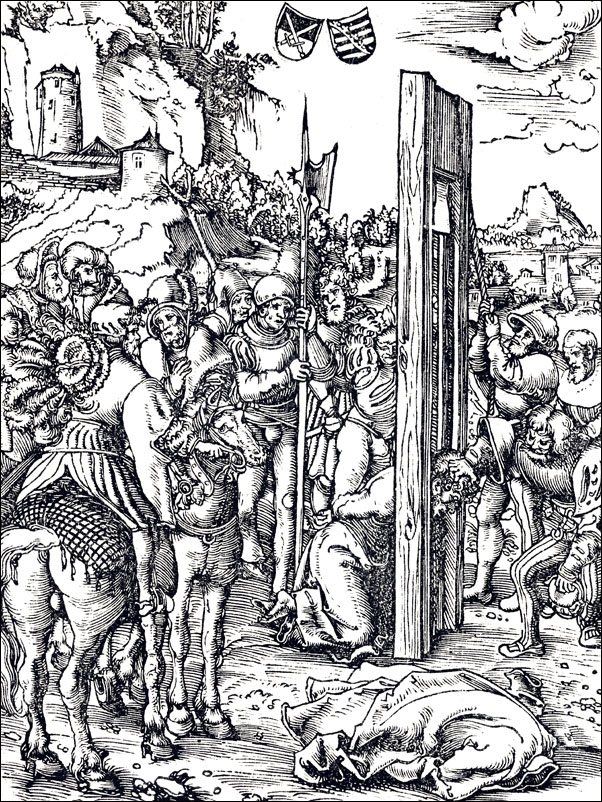 Matthias from the Martyrdom of the Twelve Apostles, Lucas Cranach the Elder - plakat Wymiar do wyboru: 70x100 cm