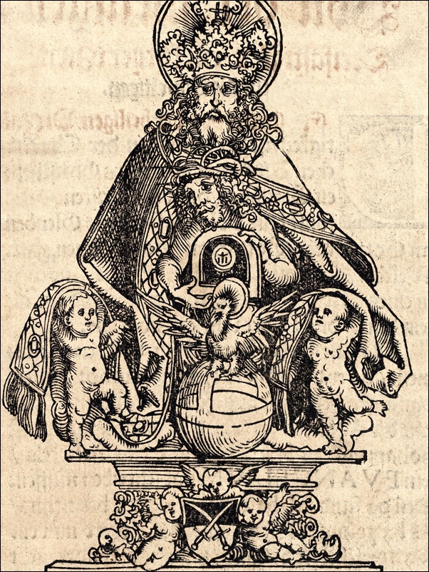 Reliquary with the Trinity, Lucas Cranach the Elder - plakat Wymiar do wyboru: 70x100 cm