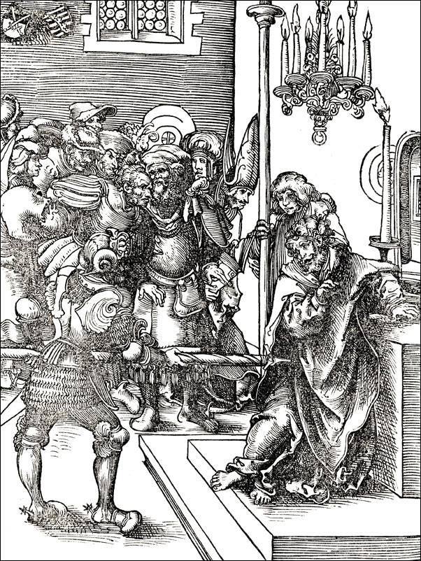 Thomas from the Martyrdom of the Twelve Apostles, Lucas Cranach the Elder - plakat Wymiar do wyboru: 30x40 cm