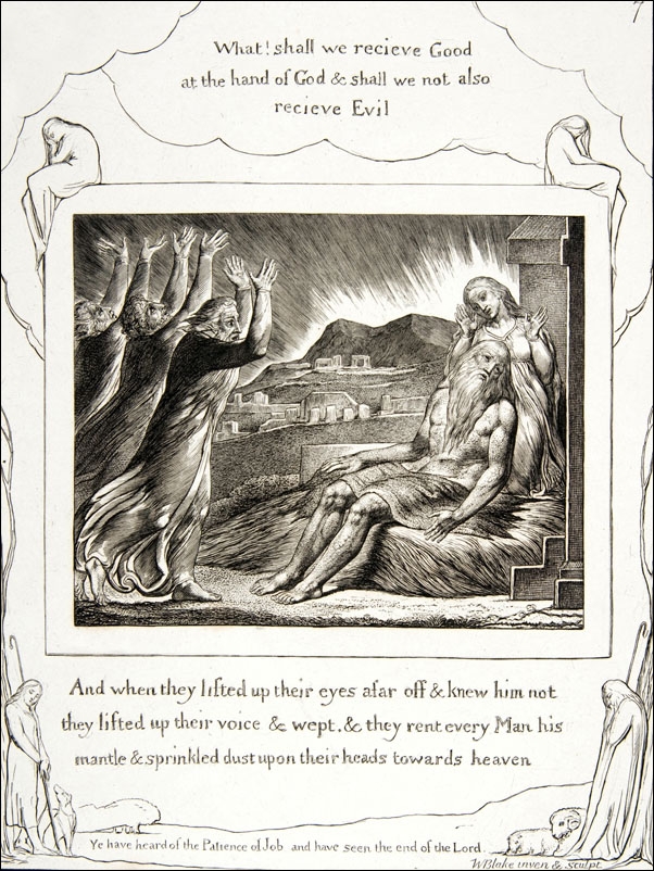 Jobs Comforters, William Blake - plakat Wymiar do wyboru: 60x80 cm