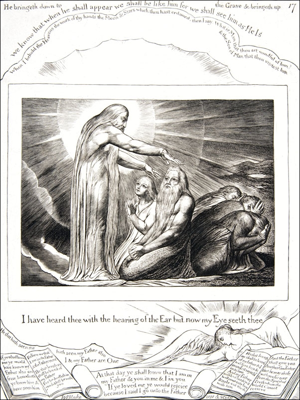 The Vision of God, William Blake - plakat Wymiar do wyboru: 50x70 cm