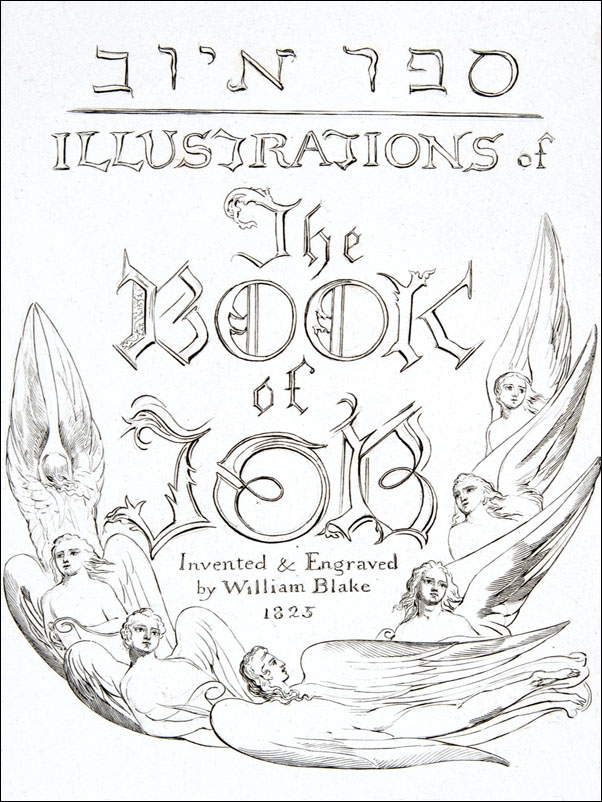 Title Page- Illustrations of the Book of Job, William Blake - plakat Wymiar do wyboru: 30x40 cm
