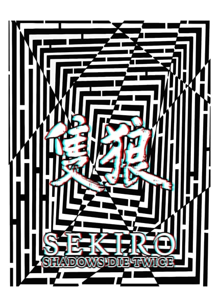 Plakat, Maze Gaze Sekiro, 3D 61x91,5 cm