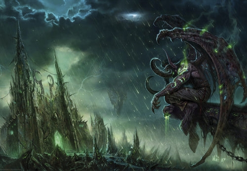 World of Warcraft Illidan Stormrage - plakat