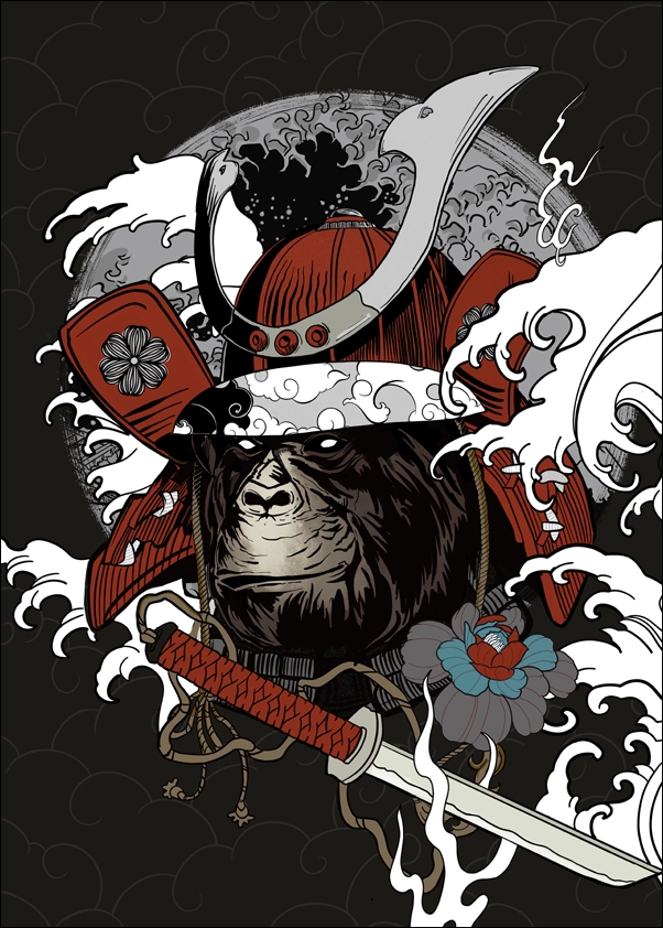 Ronin - plakat Wymiar do wyboru: 70x100 cm