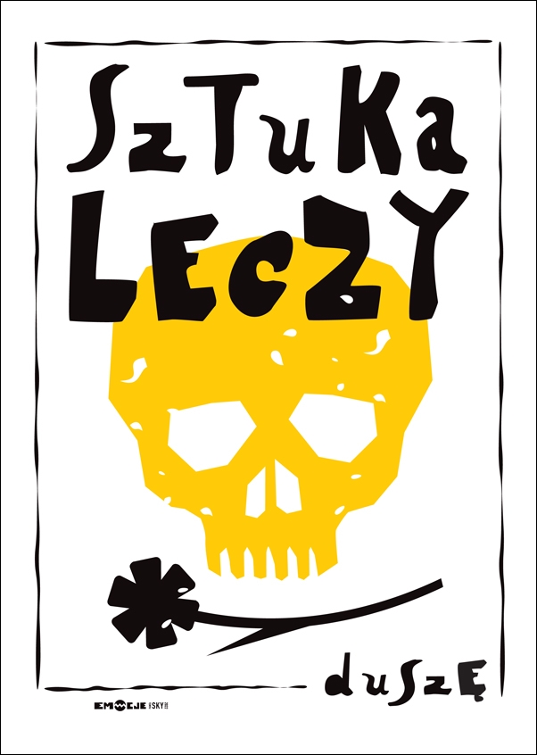 Sztuka leczy - plakat Wymiar do wyboru: 70x100 cm