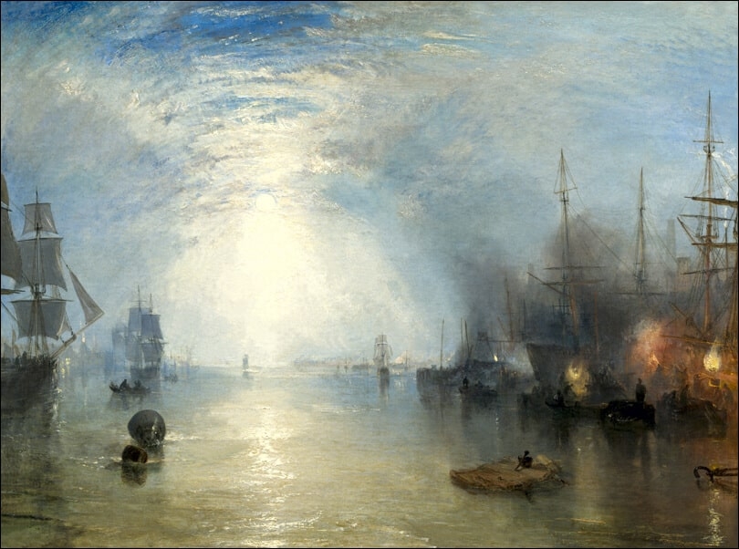 Galeria Plakatu, Plakat, Keelmen Heaving in Coals by Moonlight, William Turner, 40x30 cm