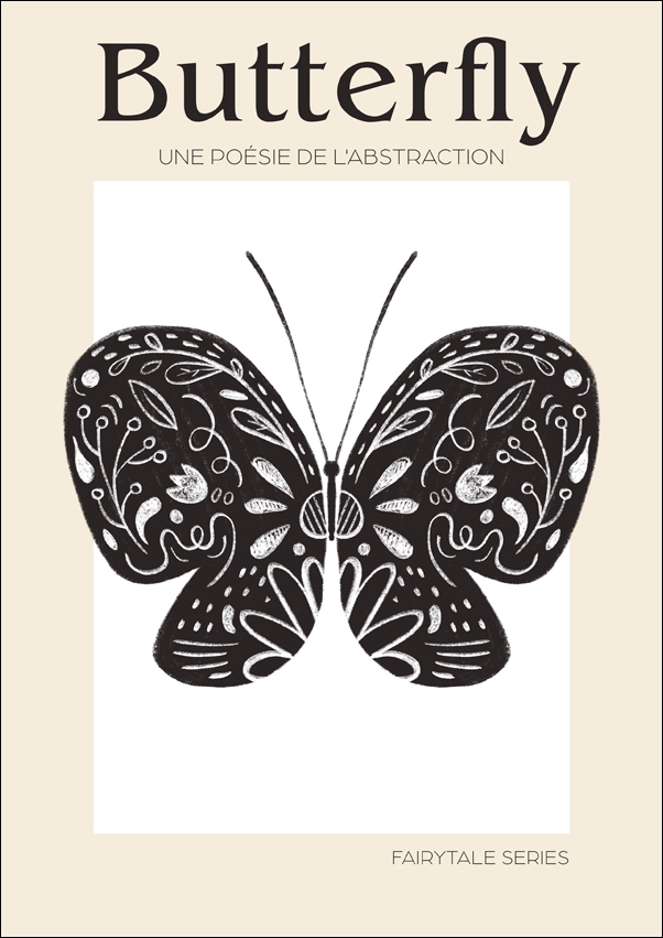 Bajkowy Motyl - plakat Wymiar do wyboru: 50x70 cm