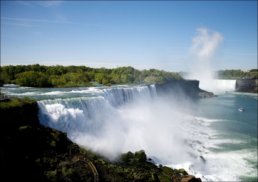 Niagara Falls, New York., Carol Highsmith - plakat 84,1x59,4 cm