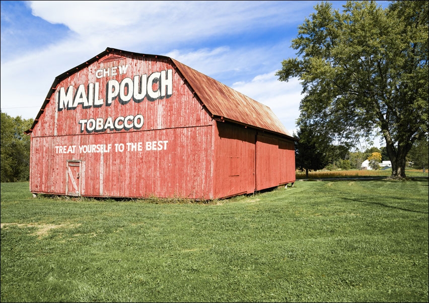 Mail Pouch Barn in Stark County, Ohio., Carol Highsmith - plakat 100x70 cm