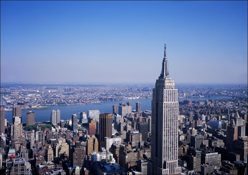 Empire State Building view of New York City, Carol Highsmith - plakat 40x30 cm