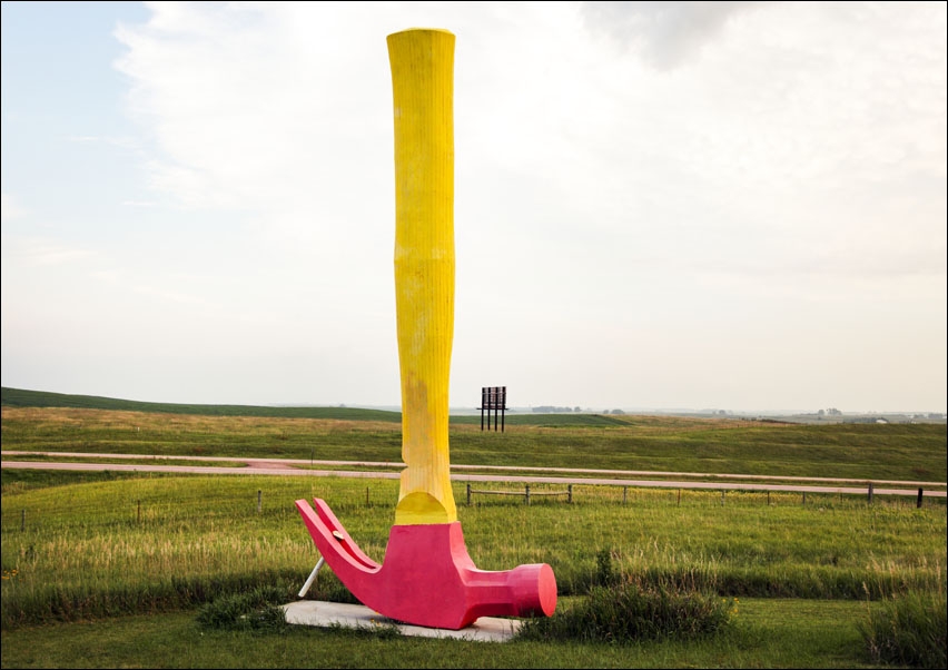 Porter Sculpture Park in South Dakota., Carol Highsmith - plakat 42x29,7 cm