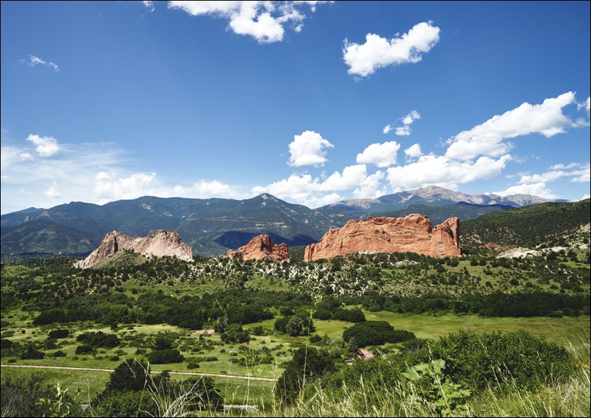 The Garden of the Gods, Carol Highsmith - plakat 40x30 cm