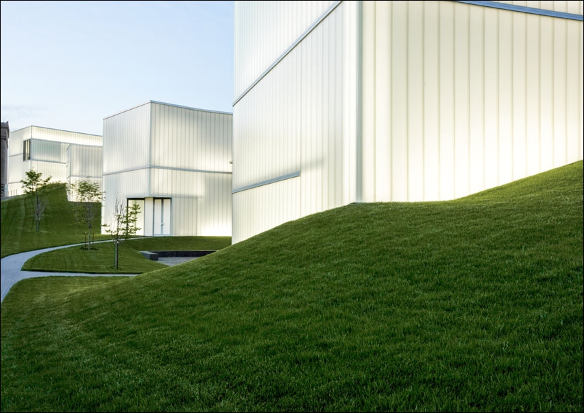 Nelson Atkins Museum Bloch Building in Kansas City, Missouri., Carol Highsmith - plakat 40x30 cm