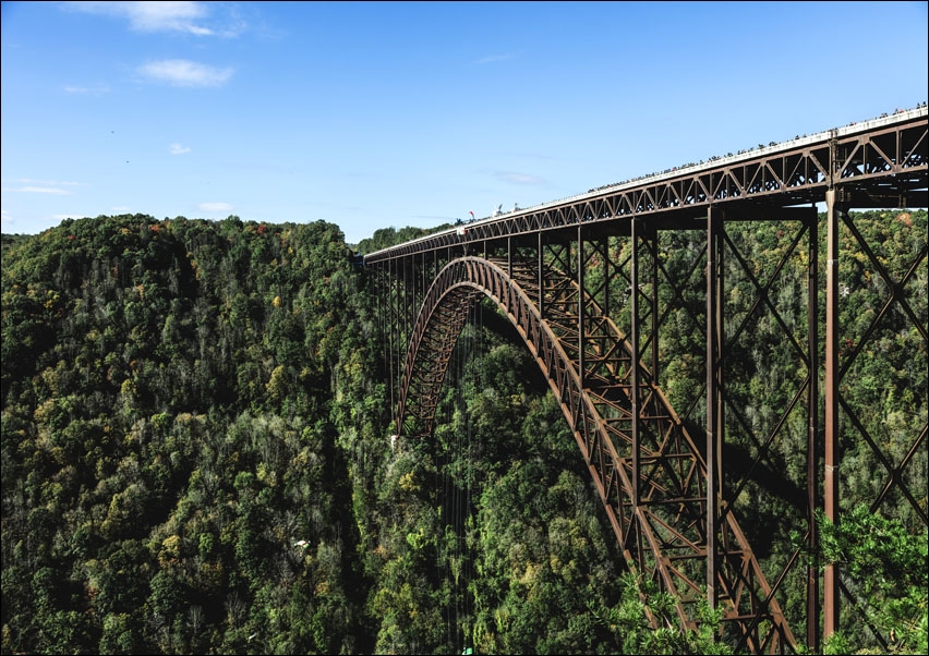 The New River Gorge Bridge, Carol Highsmith - plakat 42x29,7 cm