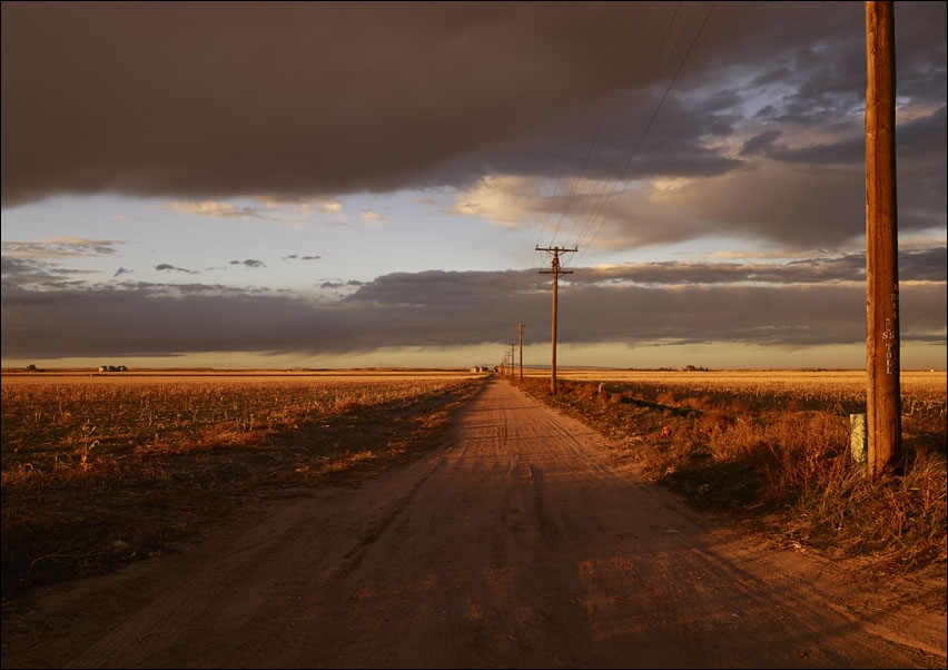 Sedgwick County, near Julesburg, Colorado USA, Carol Highsmith - plakat 50x40 cm