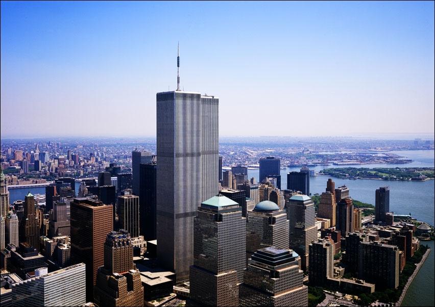 New York City with World Trade Center., Carol Highsmith - plakat 91,5x61 cm