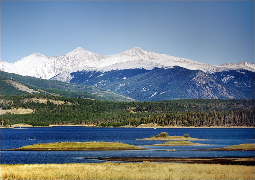 View of the Rocky Mountains, USA, Carol Highsmith - plakat 40x30 cm