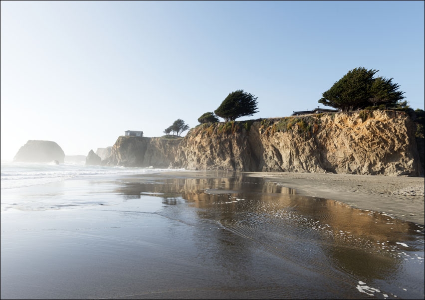Route 1 along the Pacific Ocean in Northern California., Carol Highsmith - plakat 60x40 cm
