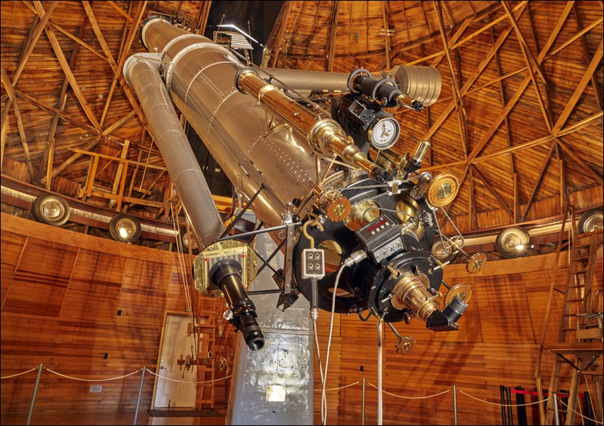 The Clark Telescope, Carol Highsmith - plakat 100x70 cm
