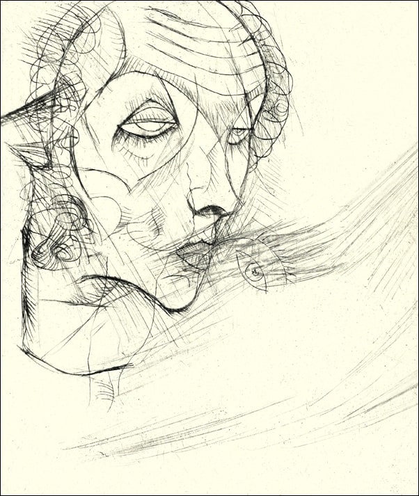 Self portrait II, Egon Schiele - plakat Wymiar do wyboru: 50x70 cm