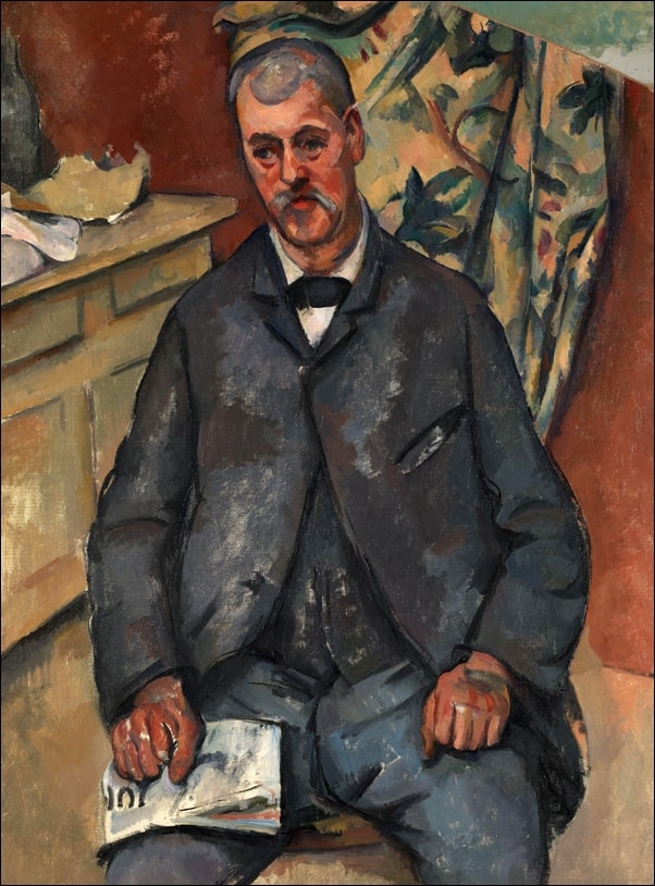 Seated Man, Paul Cezanne – plakat Wymiar do wyboru: 50x70 cm