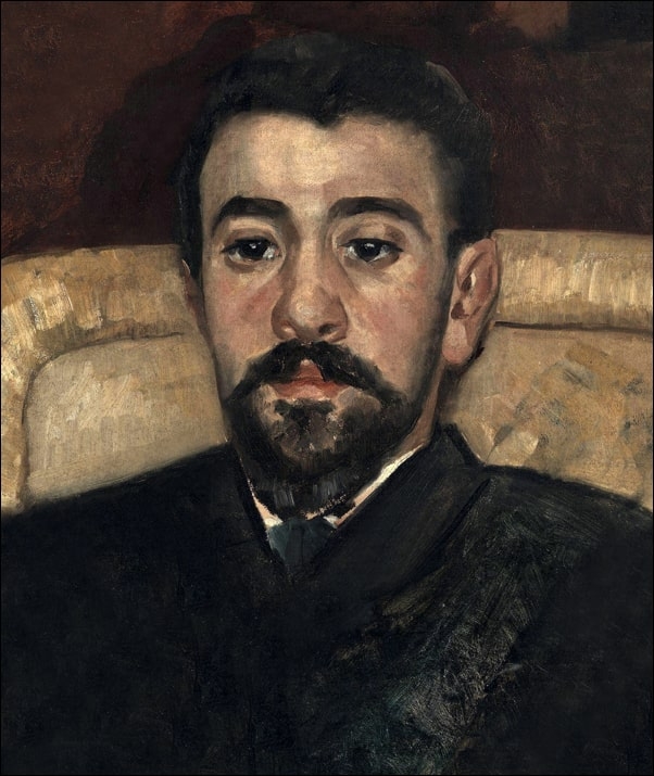 Portrett av maleren Giuseppe de Nittis, Edouard Manet - plakat Wymiar do wyboru: 70x100 cm