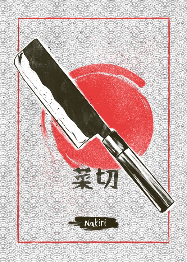 Nakiri - plakat Wymiar do wyboru: 29,7x42 cm