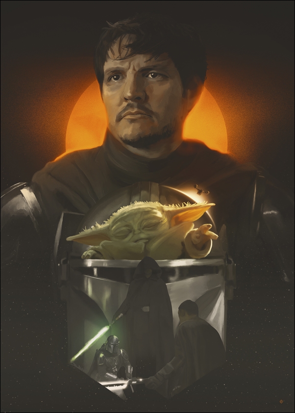 Mandalorian - plakat premium Wymiar do wyboru: 50x70 cm