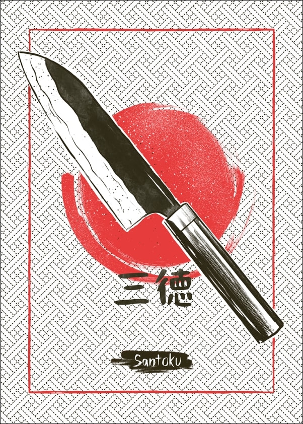 Santoku - plakat Wymiar do wyboru: 70x100 cm