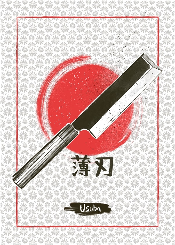 Usuba - plakat Wymiar do wyboru: 70x100 cm