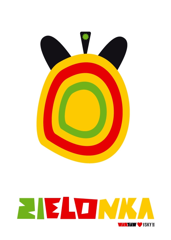 ziELOnka - plakat Wymiar do wyboru: 61x91,5 cm