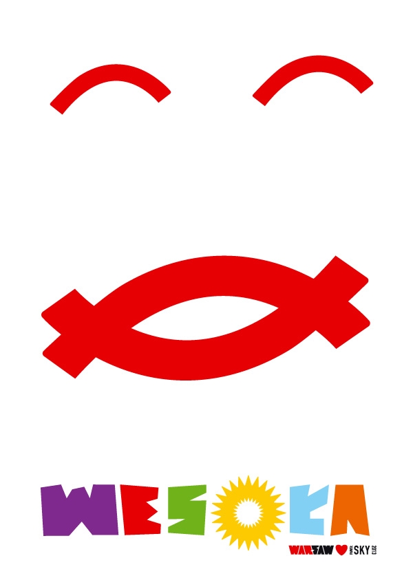 wesoła - plakat Wymiar do wyboru: 50x70 cm