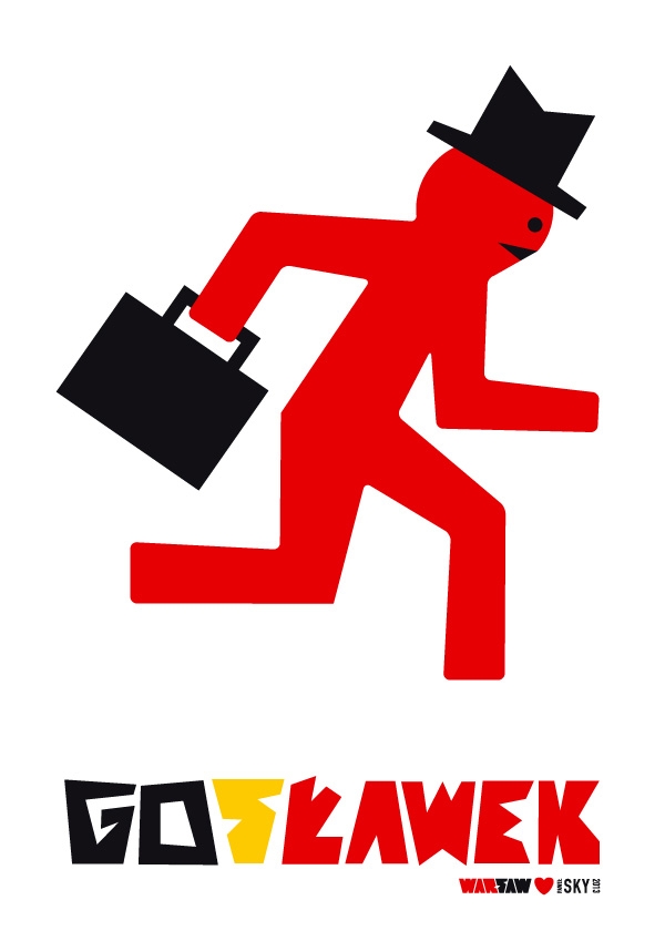 GOcławek  - plakat Wymiar do wyboru: 40x50 cm