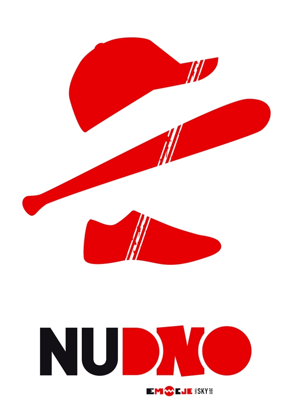 nuDNO - plakat Wymiar do wyboru: 70x100 cm