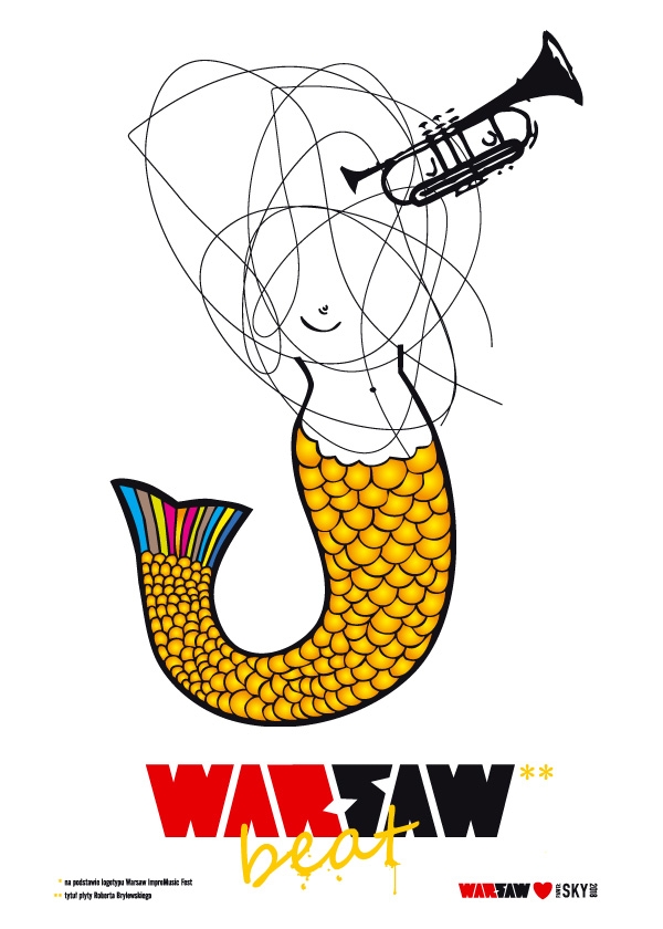 WarsawBeat - plakat Wymiar do wyboru: 59,4x84,1 cm