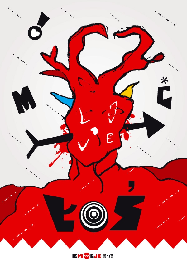 love - plakat Wymiar do wyboru: 60x80 cm