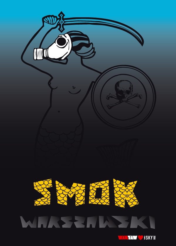 smok - plakat Wymiar do wyboru: 70x100 cm