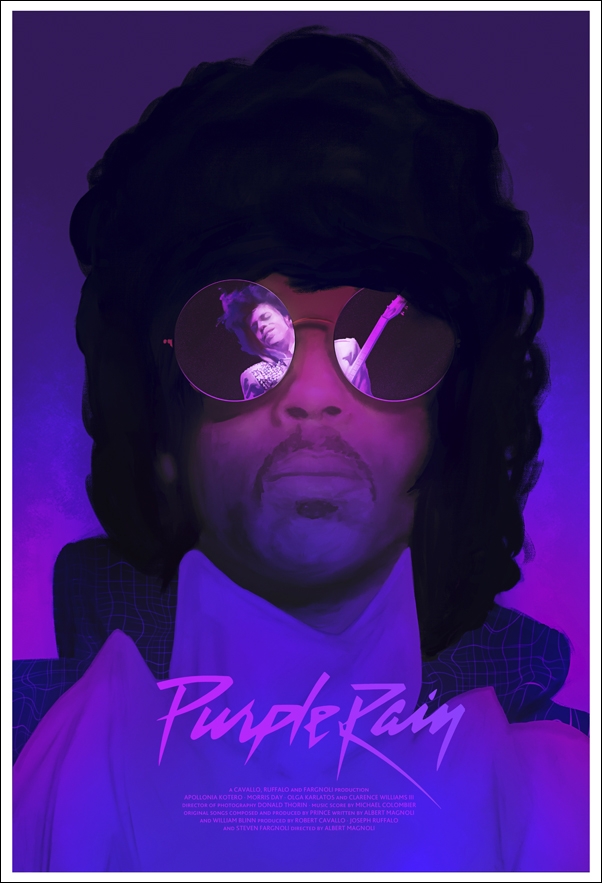 Purple Rain  -plakat premium Wymiar do wyboru: 42x59,4 cm